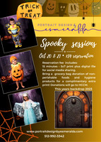 2023 Spooky Halloween Holiday session schedule 1 Leander Texas Professional photographer