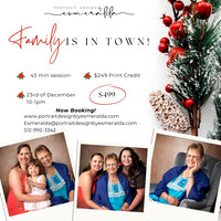 2023 Family is in town Sessions Portrait Design by Esmeralda