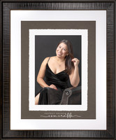 Mayra H&H 10x14 Solo Frame_Hand Scraped Smokey Grey Frame