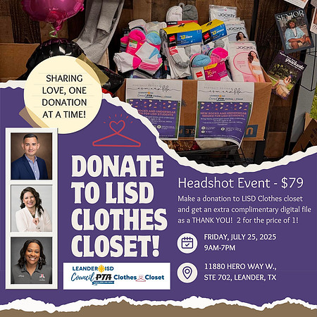 2025 Give back Headshot Event Portrait Design by Esmeralda