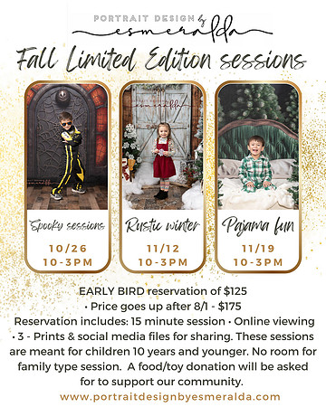 2024 Fall Limited Edition sessions